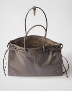 Prada Bonnie Extra Large Leather Handbag - Image 4